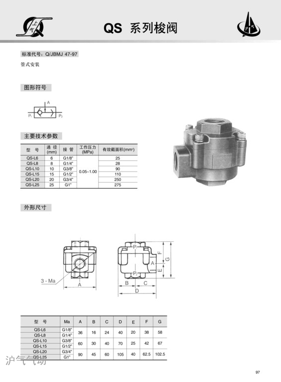 QS系列梭阀