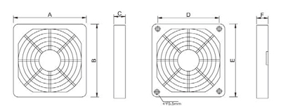 三合一防尘网罩