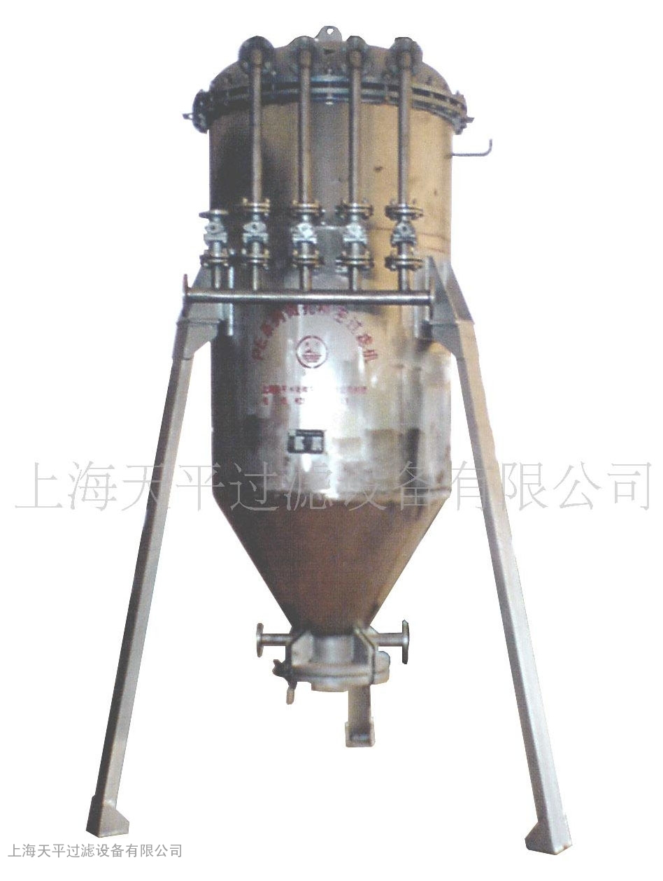 花板手动蝶阀式微孔精密过滤器