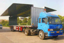 13米双梁液压厢式车.