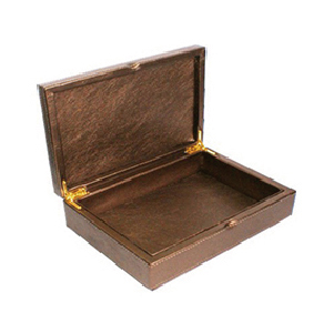 YPH0012 金色皮制用品盒 