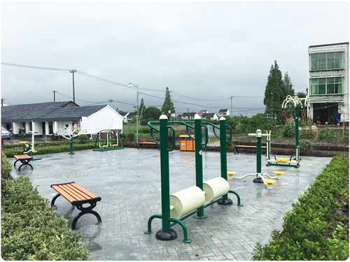 金山万年村 室外健身器材