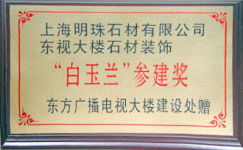 白玉兰参建奖