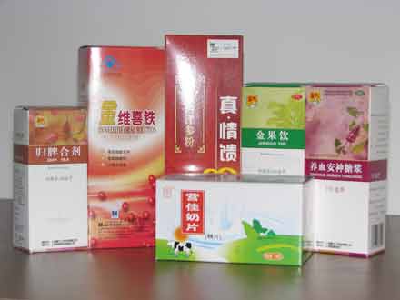 口服液类包装盒　　　