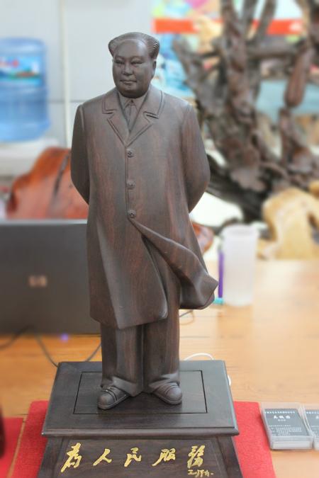 黑檀木毛泽东