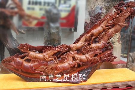 花梨木八骏马